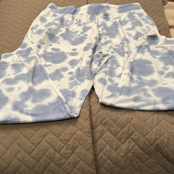 Mud Pie Bryant Blue Tie Dye Joggers/NWT/Medium - Picture 8 of 11
